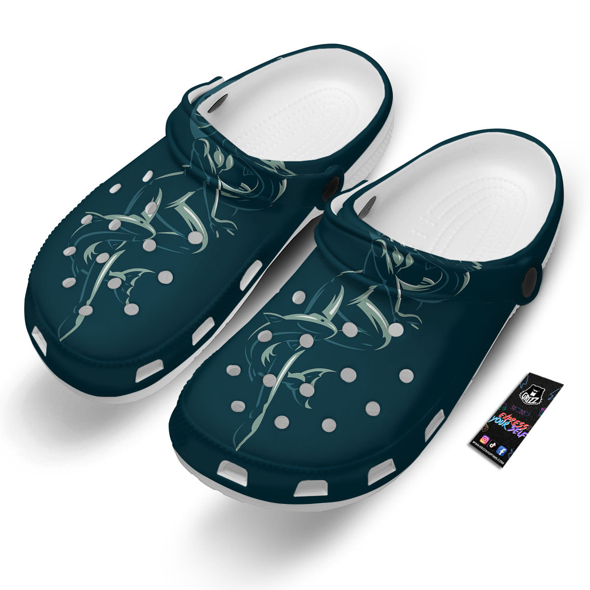 Pisces Sign Astrology Print Clog-grizzshop