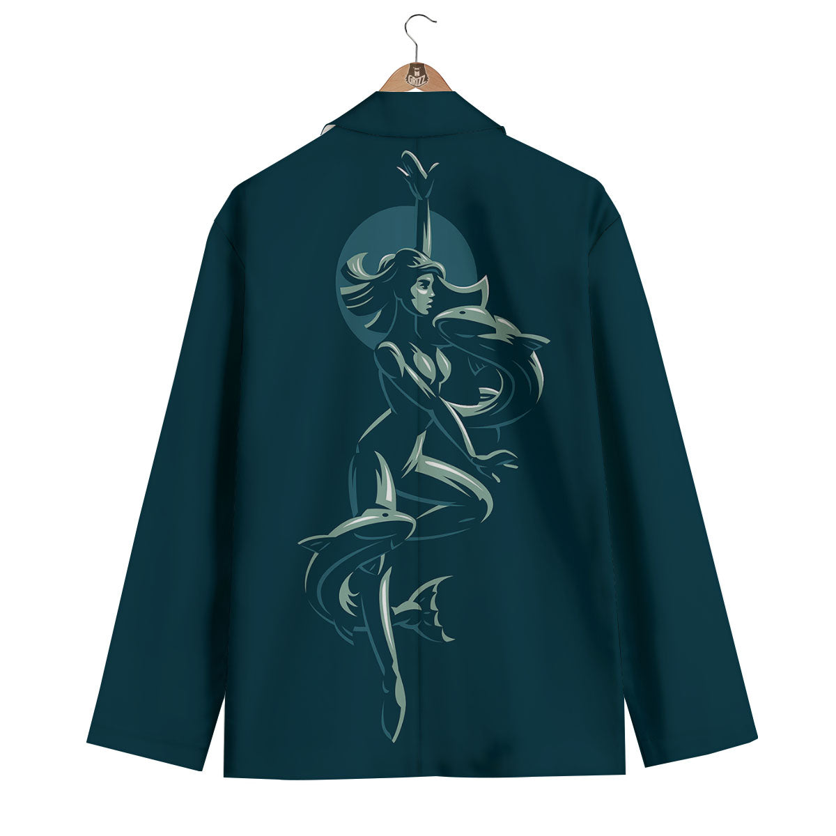 Pisces Sign Astrology Print Men's Blazer-grizzshop