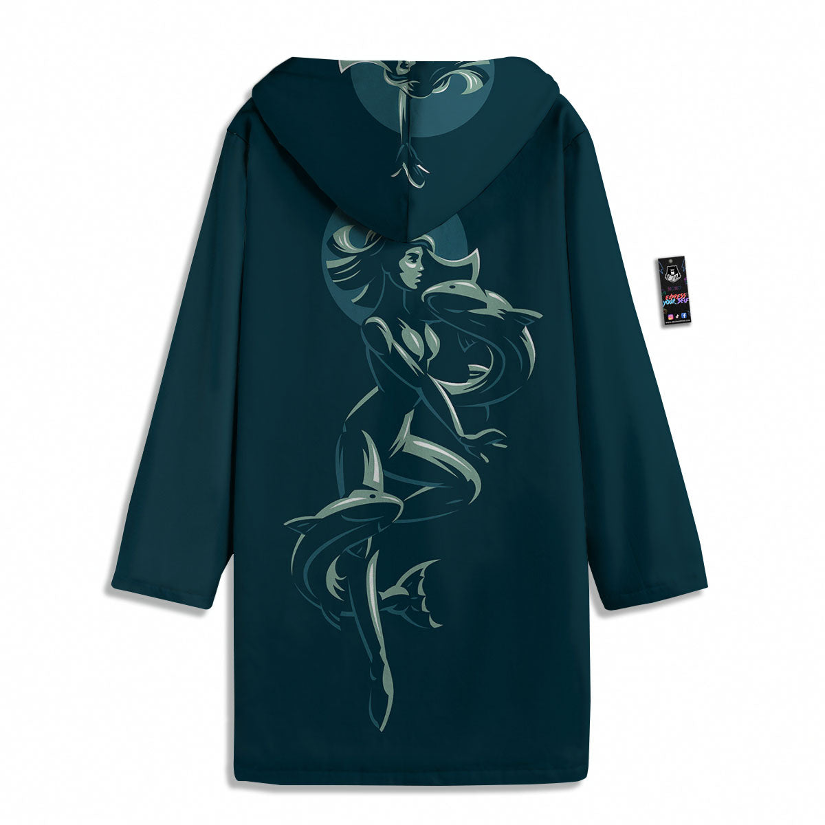 Pisces Sign Astrology Print Men's Windbreaker Jacket-grizzshop