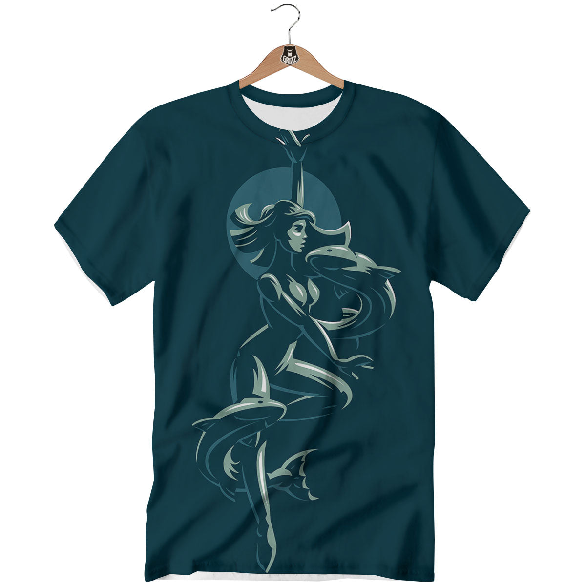 Pisces Sign Astrology Print T-Shirt-grizzshop