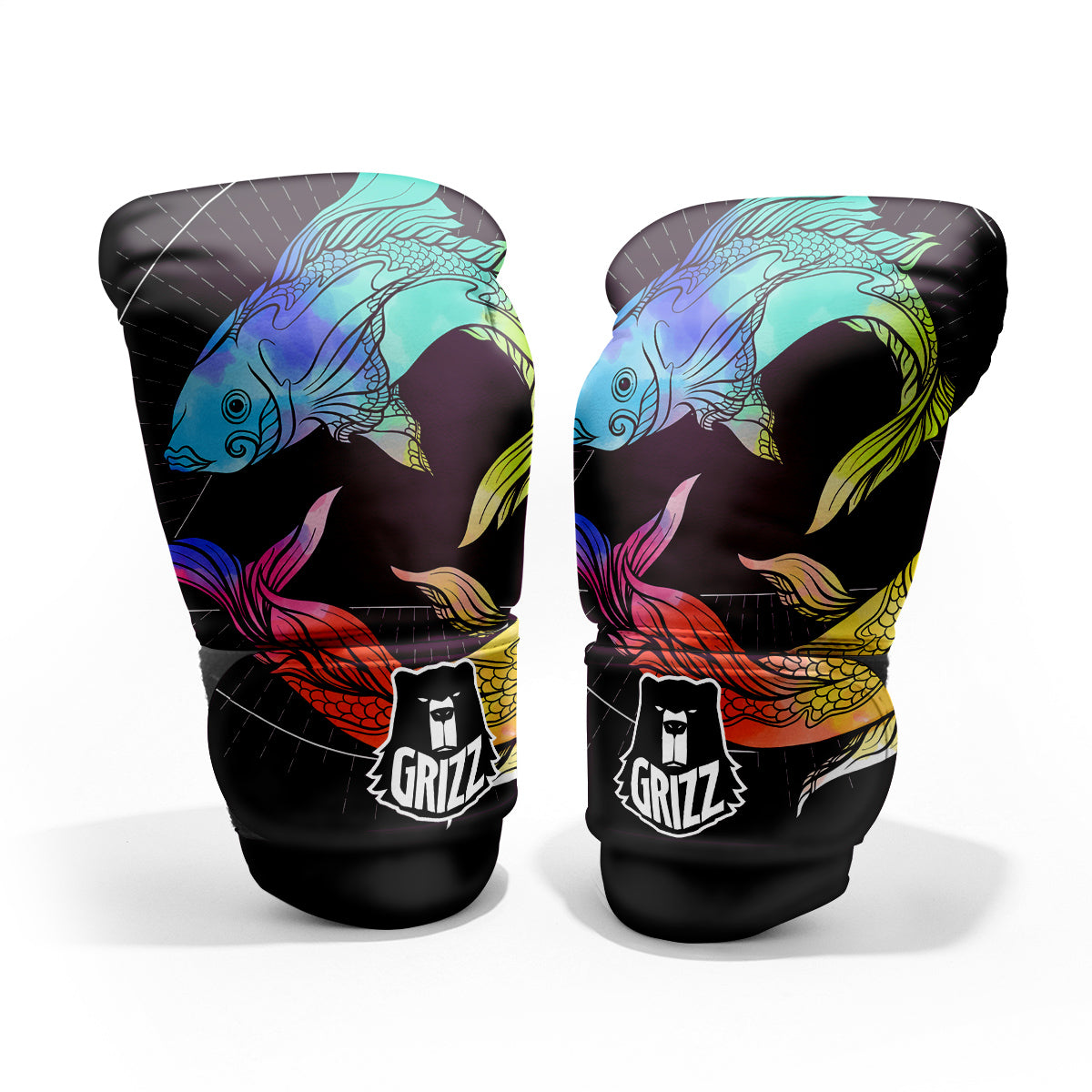 Pisces Sign Colorful Print Pro Boxing Glove
