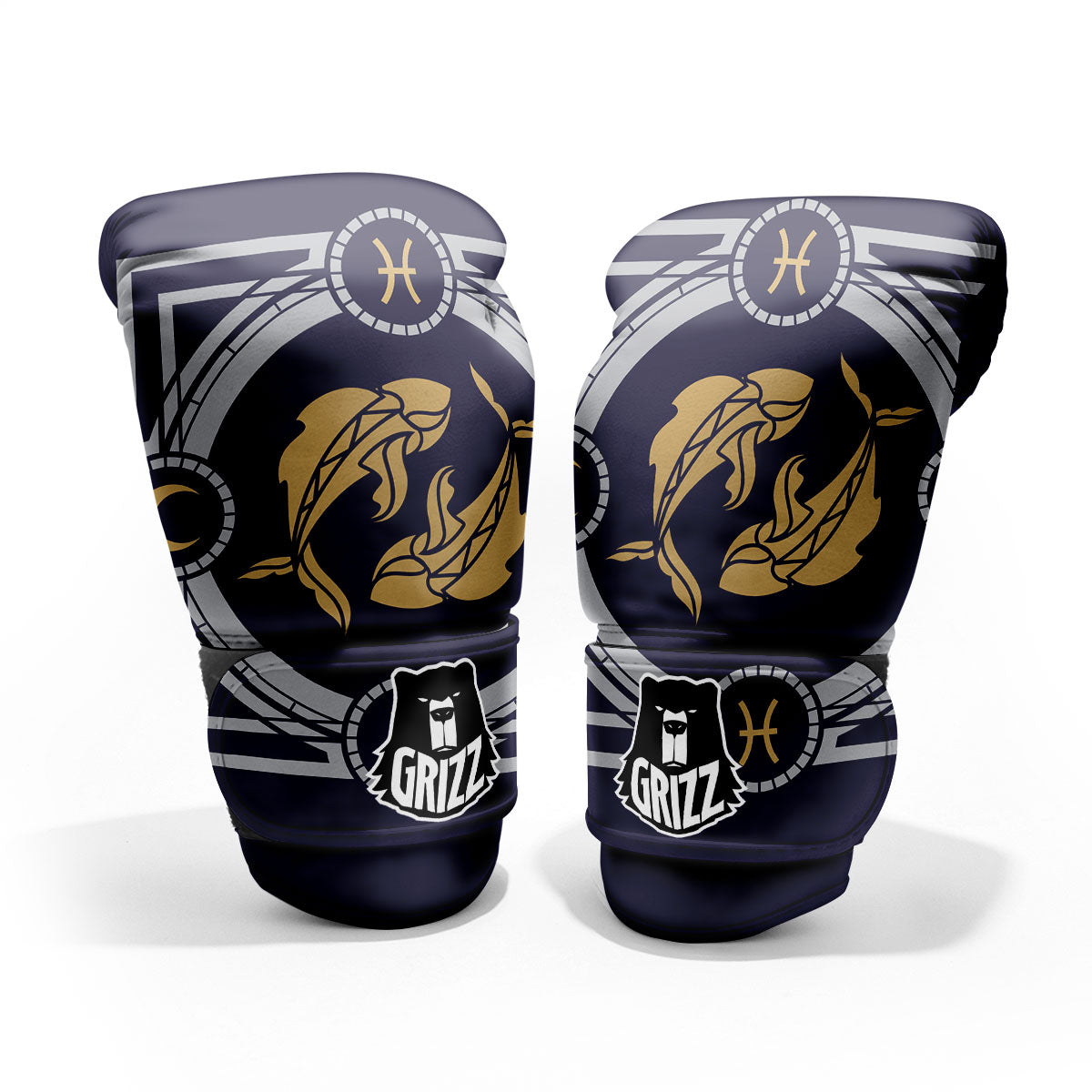 Pisces Sign Horoscope Print Pro Boxing Glove