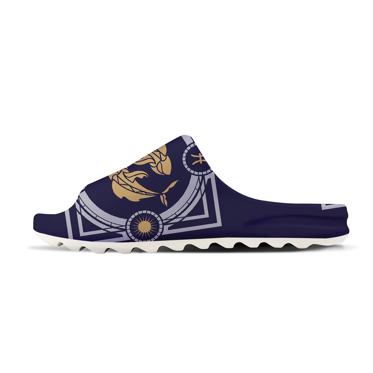 Pisces Sign Horoscope Print Sandals-grizzshop