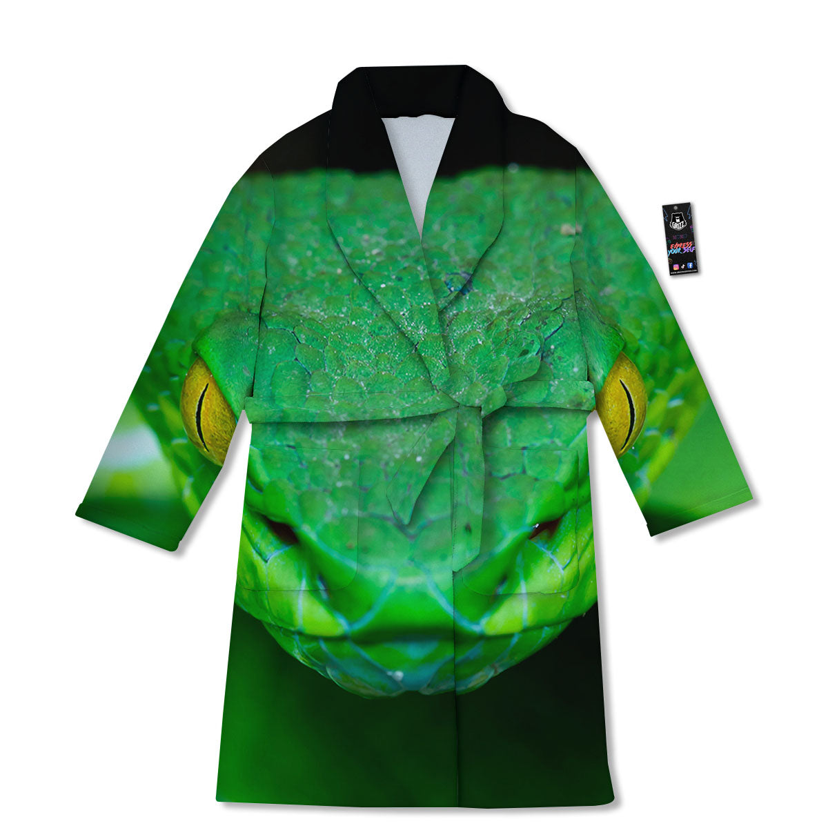 Pit Viper Green Print Bathrobe-grizzshop