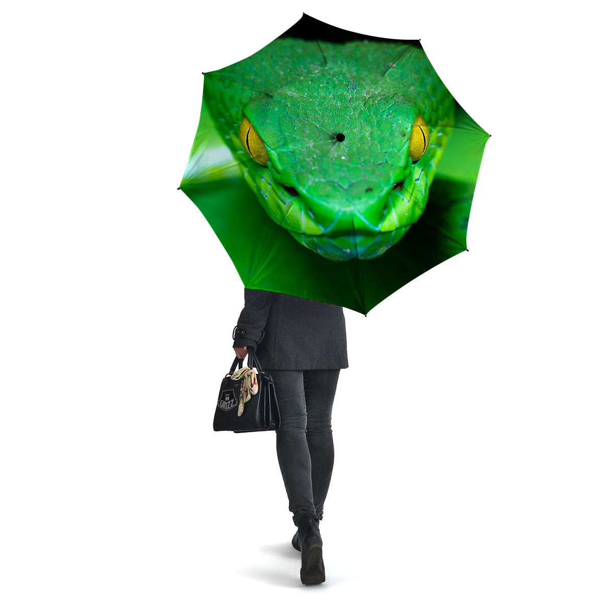 Pit Viper Green Print Umbrella-grizzshop