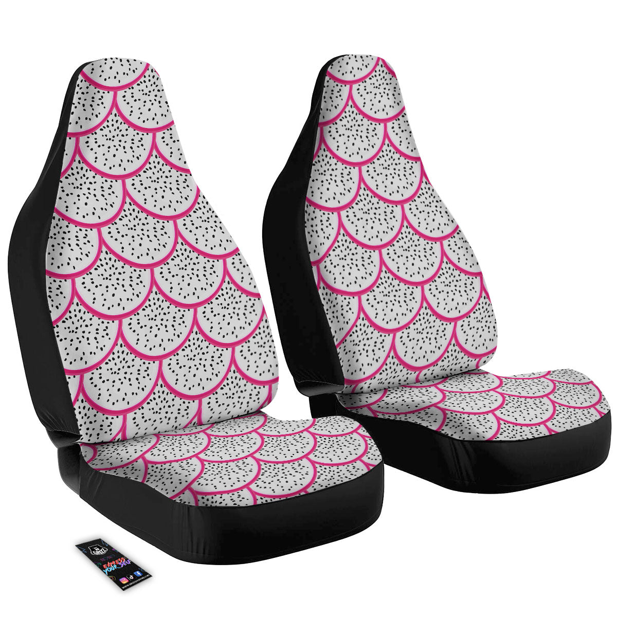 Pitaya Pattern Print Car Seat Covers-grizzshop