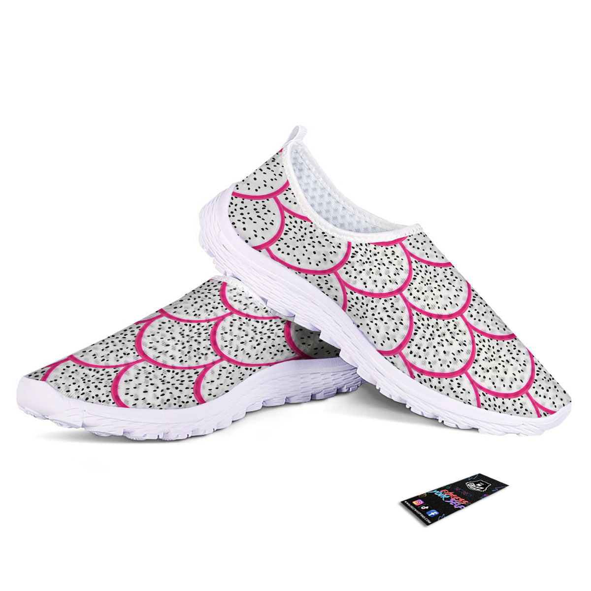 Pitaya Pattern Print Nurse Shoes-grizzshop