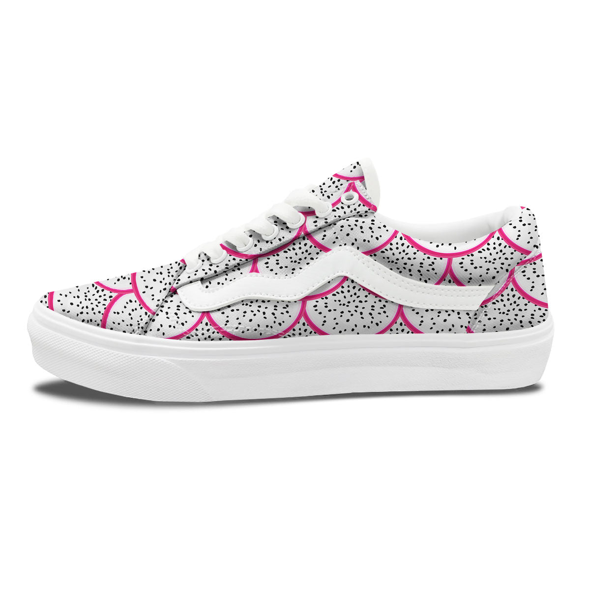 Pitaya Pattern Print Skate Shoes-grizzshop