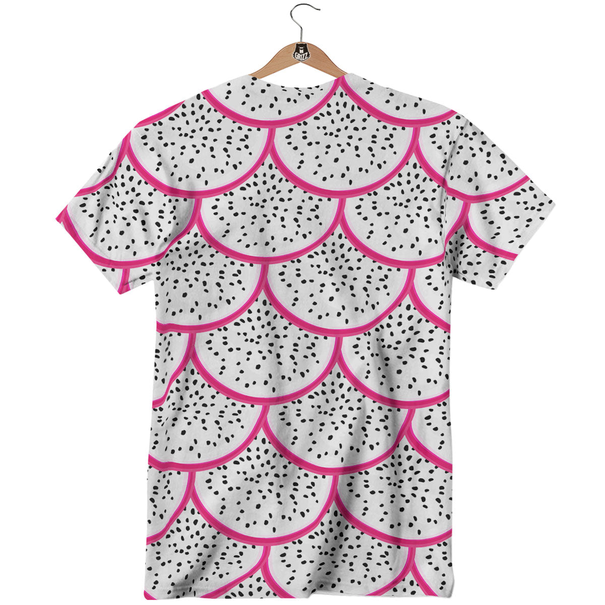 Pitaya Pattern Print T-Shirt-grizzshop