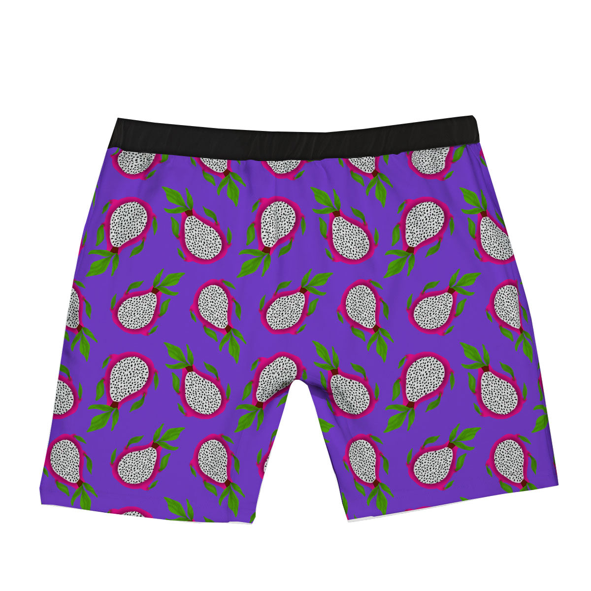 Pitaya Purple Print Pattern Boxer Briefs-grizzshop