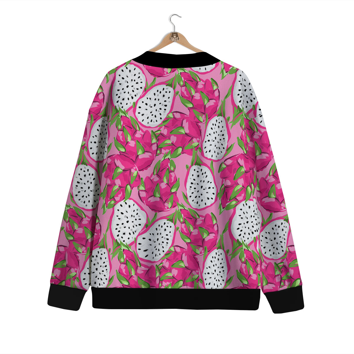 Pitaya Tropical Print Pattern Cardigan-grizzshop