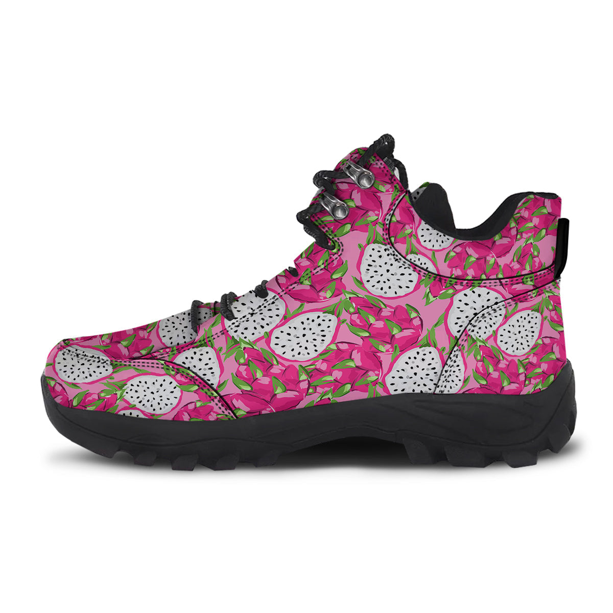 Pitaya Tropical Print Pattern Hiking Shoes-grizzshop
