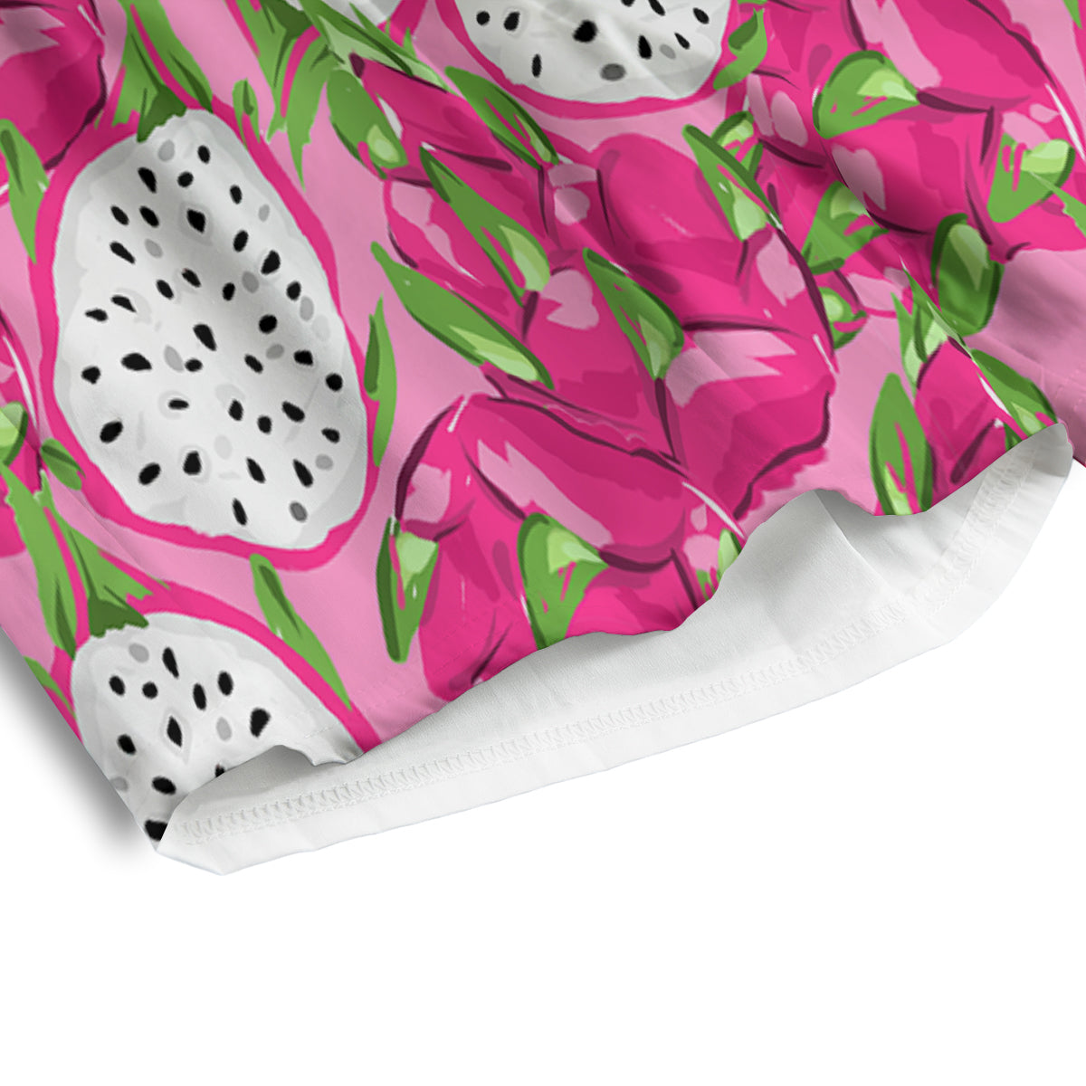 Pitaya Tropical Print Pattern Men's Athletic Shorts-grizzshop