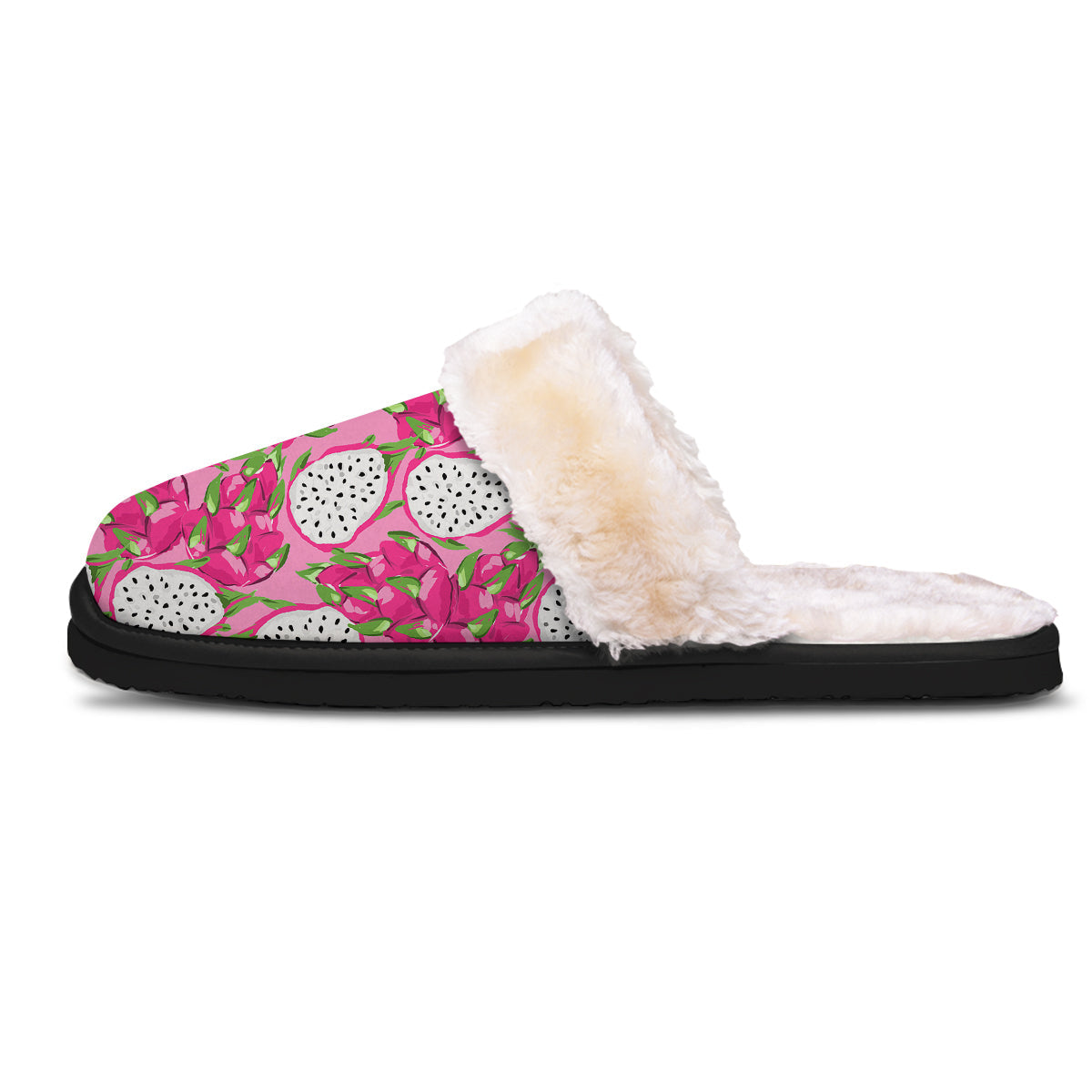 Pitaya Tropical Print Pattern Slippers-grizzshop
