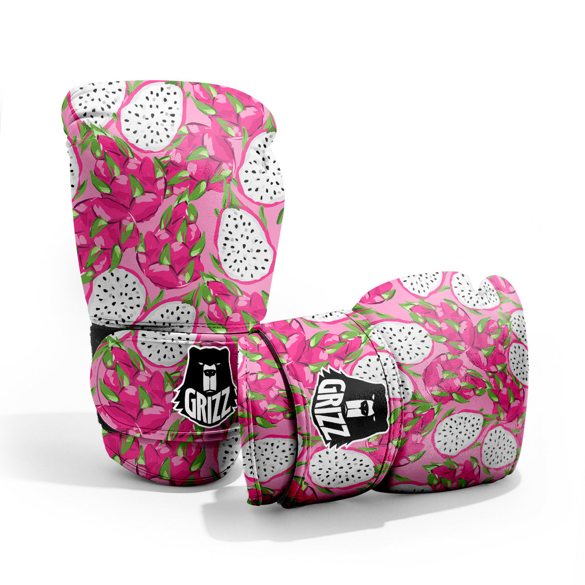 Pitaya Tropical Print Pattern Sparring Gloves-grizzshop