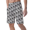 Pitbull Print Men's Shorts-grizzshop