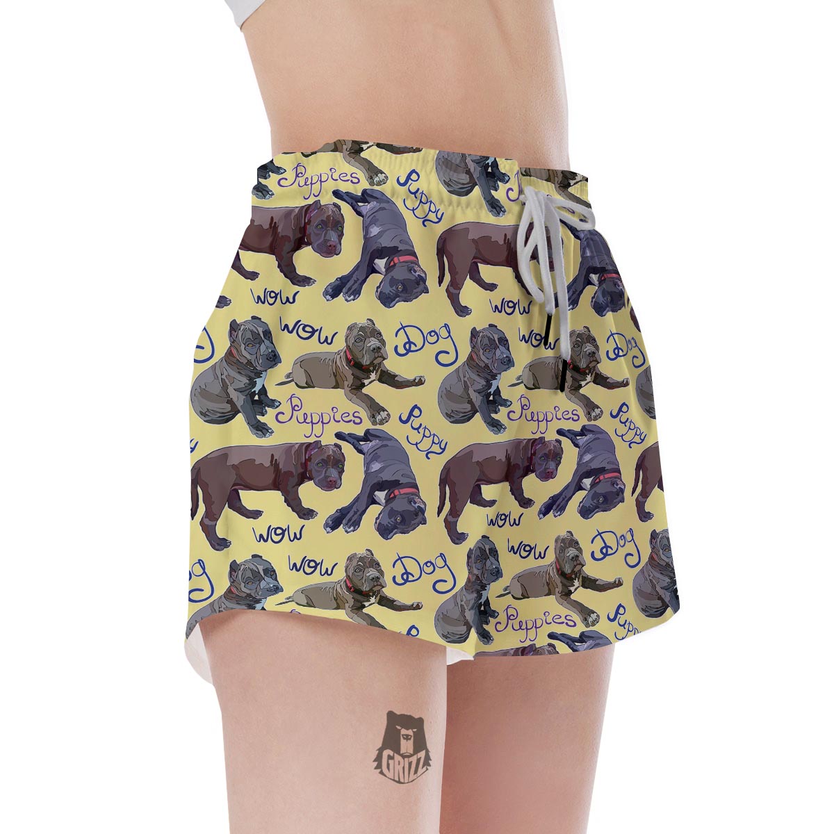 Pitbull Puppy Women's Shorts-grizzshop