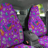 Pixel Art 8 Bit Pink Print Pattern Car Seat Covers-grizzshop