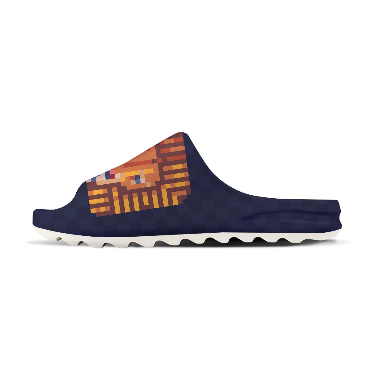 Pixel Leo Print Sandals-grizzshop