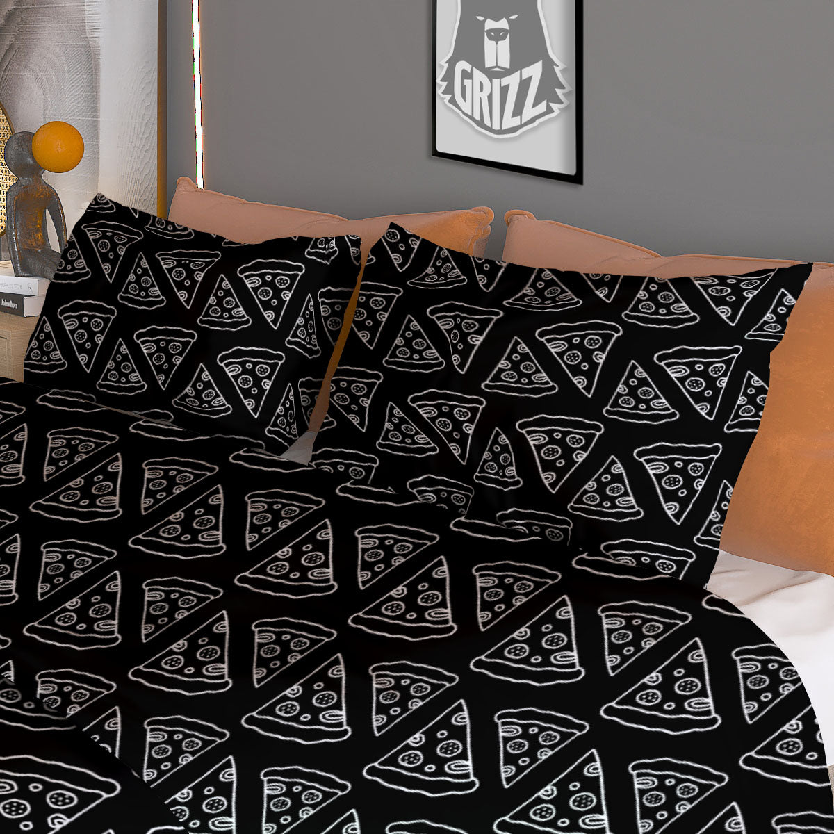 Patrick's Day Cute Shamrock Saint Print Duvet Cover Bedding Set