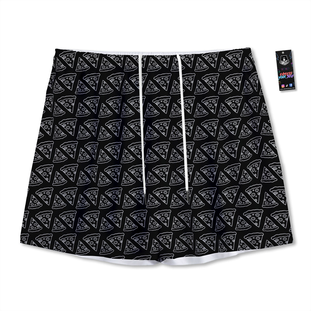 Patrick's Day Cute Shamrock Saint Print Mesh Shorts
