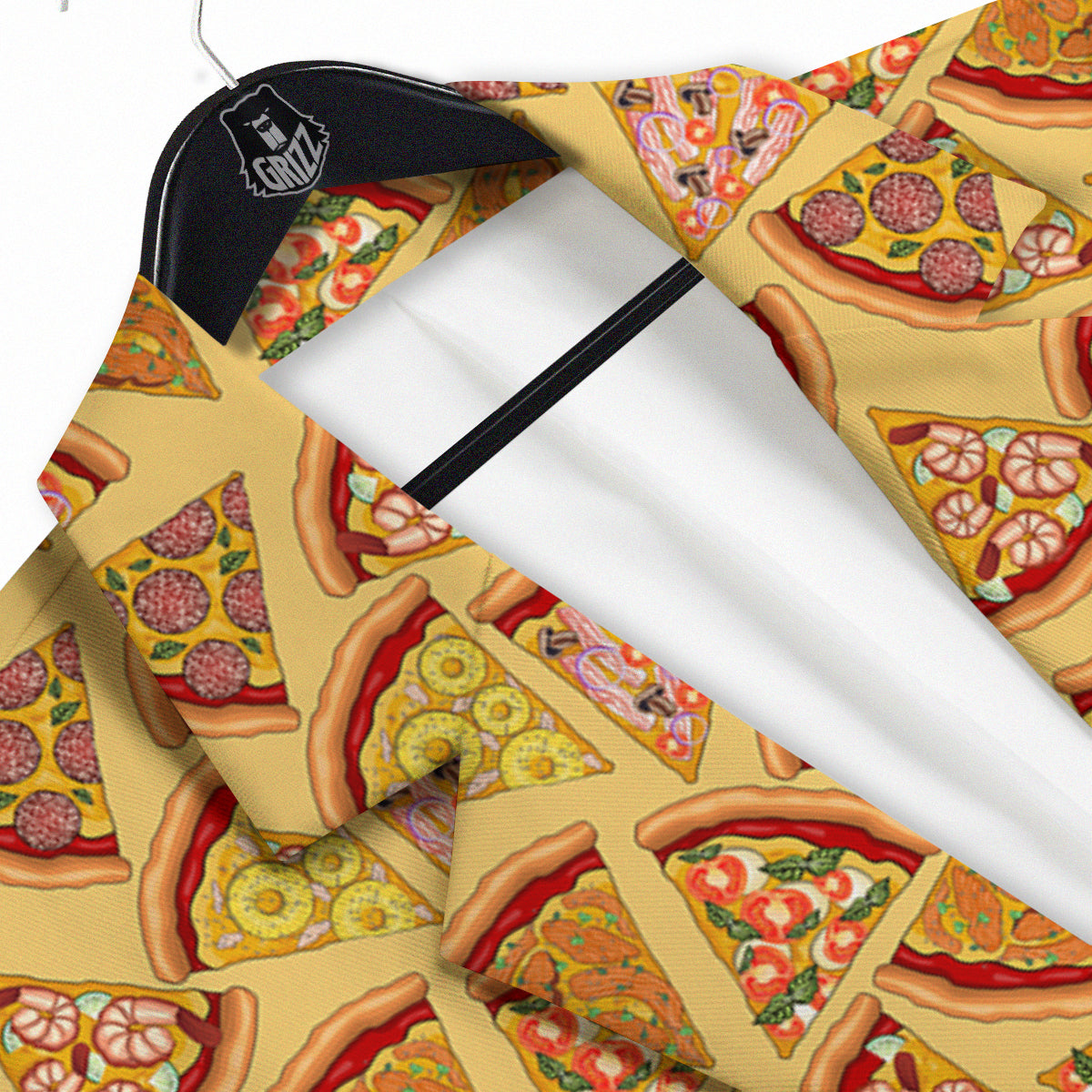 Pizza Fast Food Print Pattern Men's Sport Coat-grizzshop