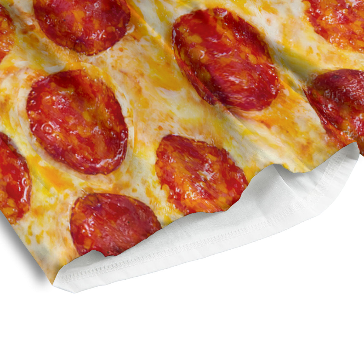 Pizza Pepperoni Print Men's Athletic Shorts
