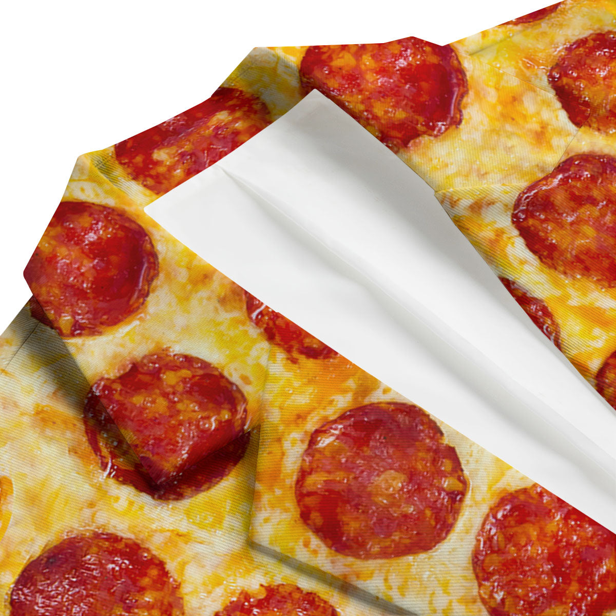 Pizza Pepperoni Print Men's Blazer-grizzshop