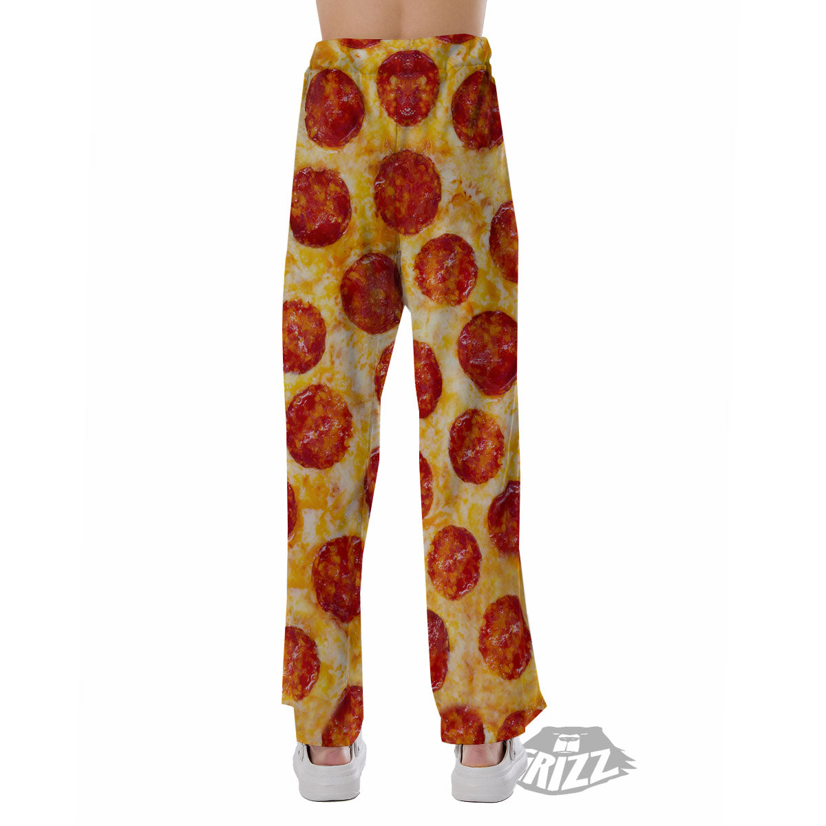 Pizza Pepperoni Print Pajama Pants-grizzshop