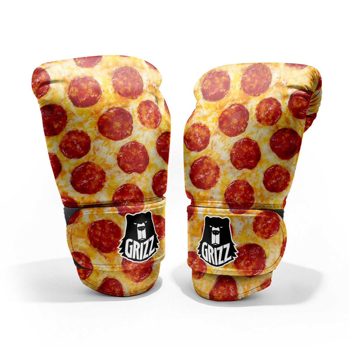 Pizza Pepperoni Print Pro Boxing Glove