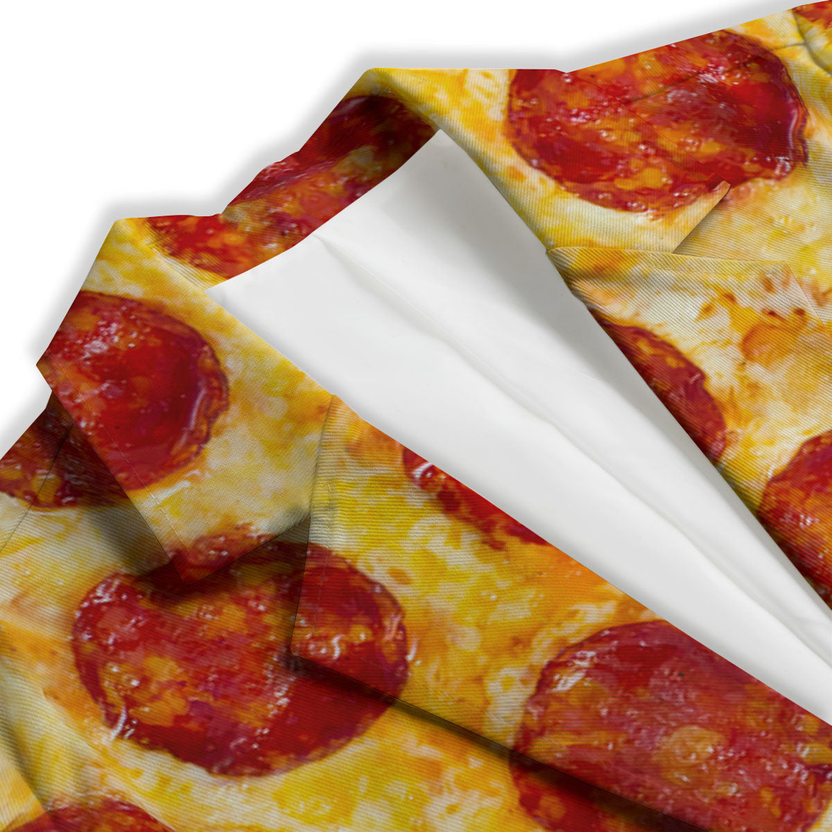 Pizza Pepperoni Print Women's Blazer-grizzshop
