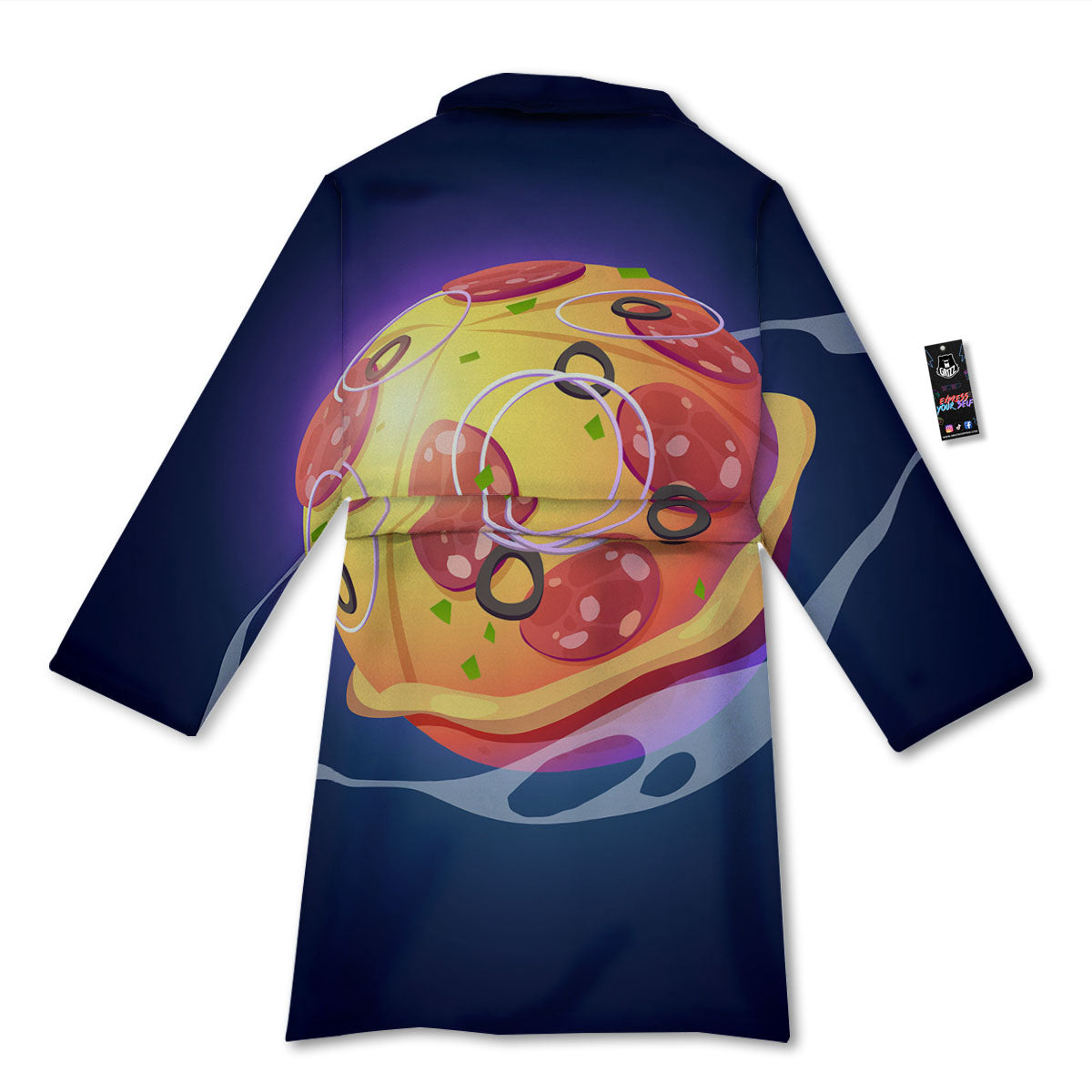 Pizza Planet Print Bathrobe-grizzshop