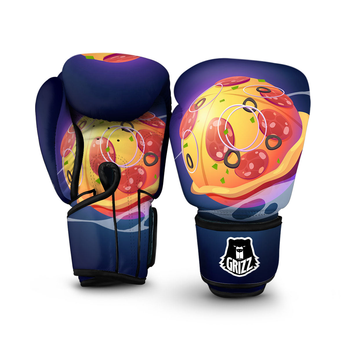 Pizza Planet Print Boxing Gloves-grizzshop