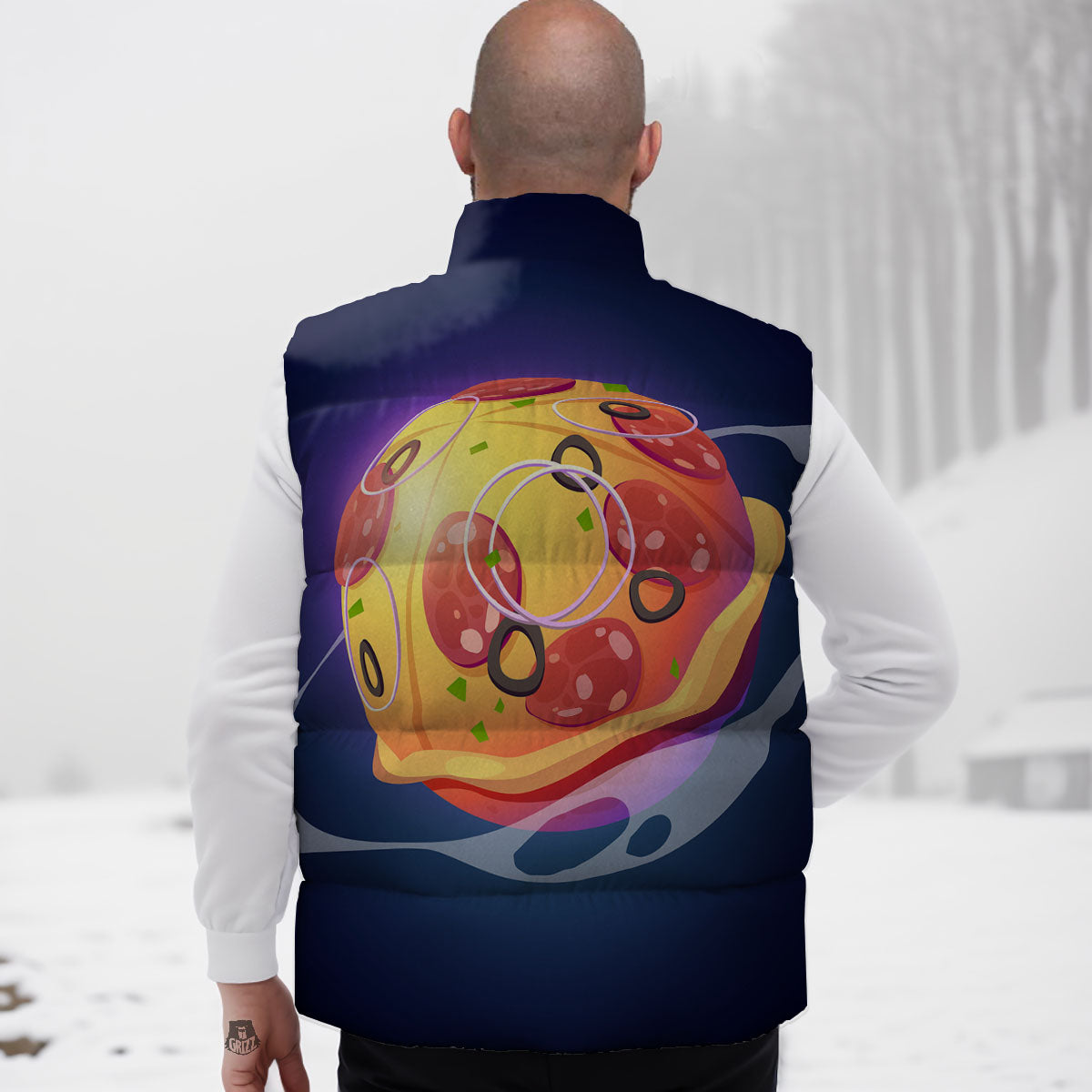 Pizza Planet  Print Down Vest