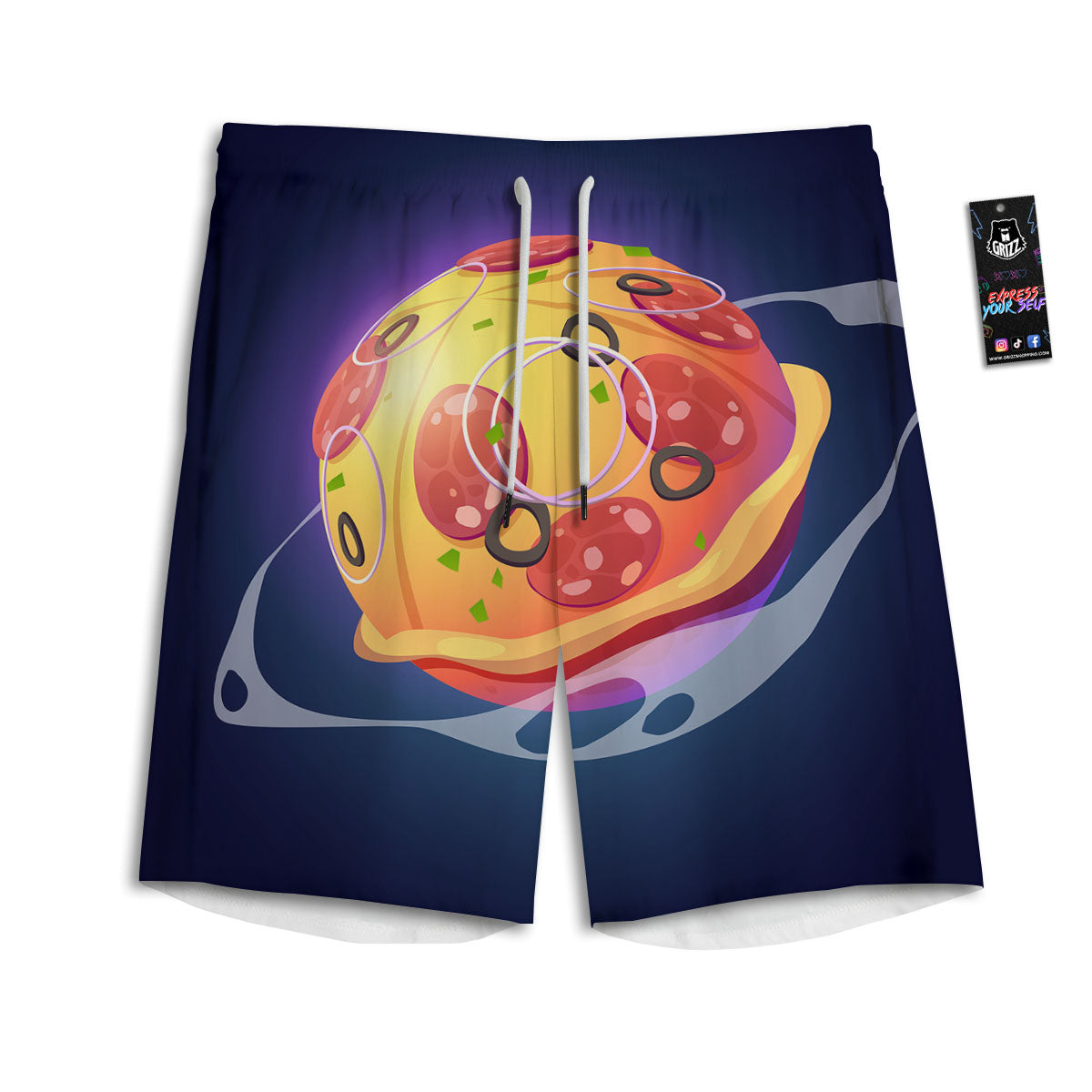 Pizza Planet  Print Men's Athletic Shorts