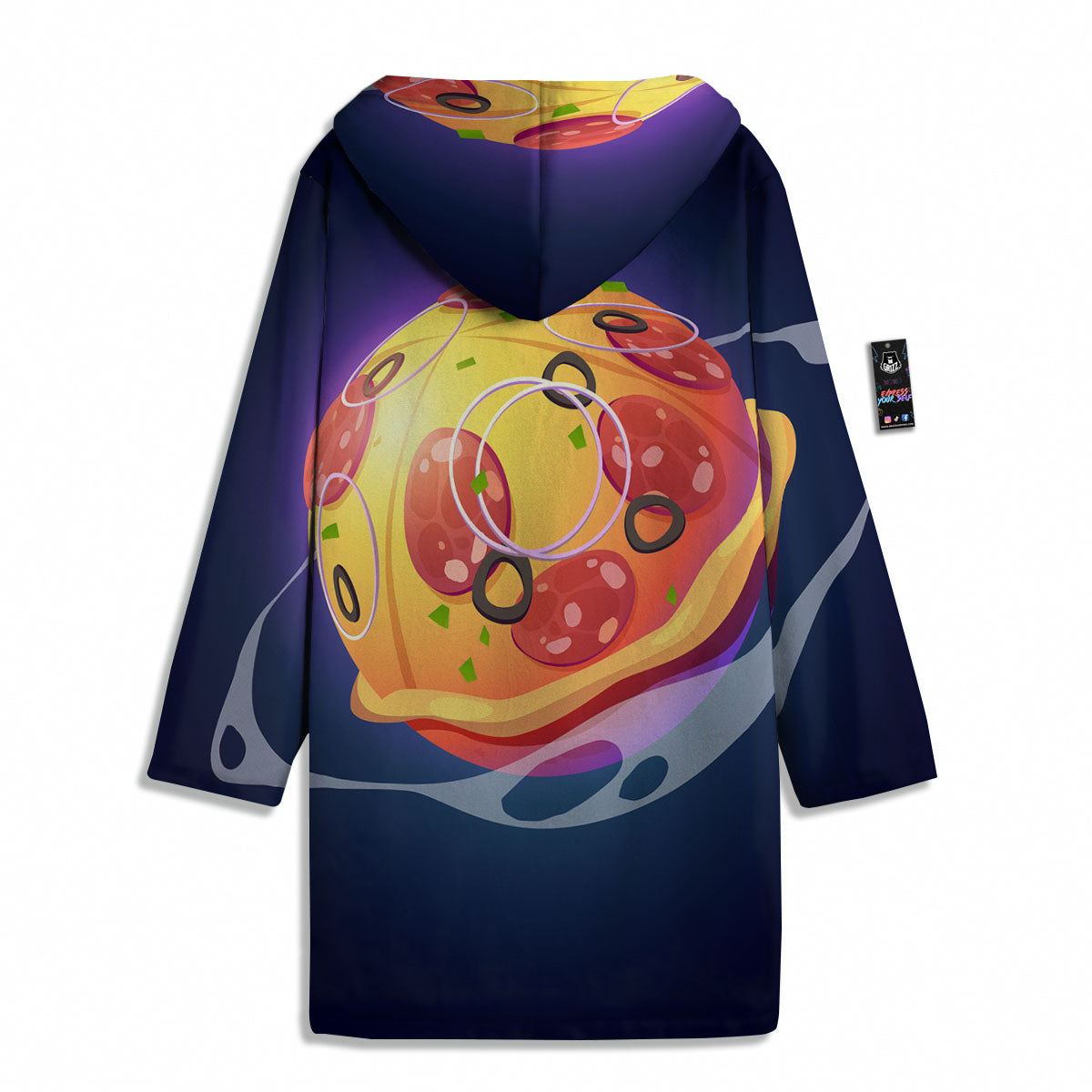 Pizza Planet Print Men's Windbreaker Jacket-grizzshop