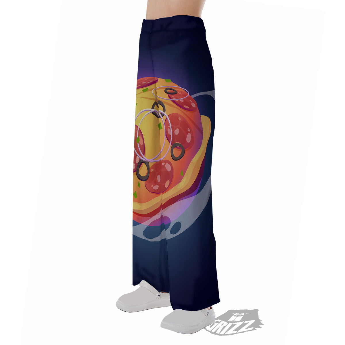 Pizza Planet Print Pajama Pants-grizzshop
