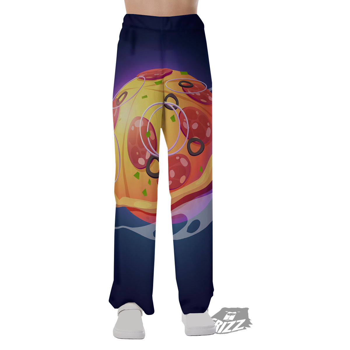 Pizza Planet Print Pajama Pants-grizzshop
