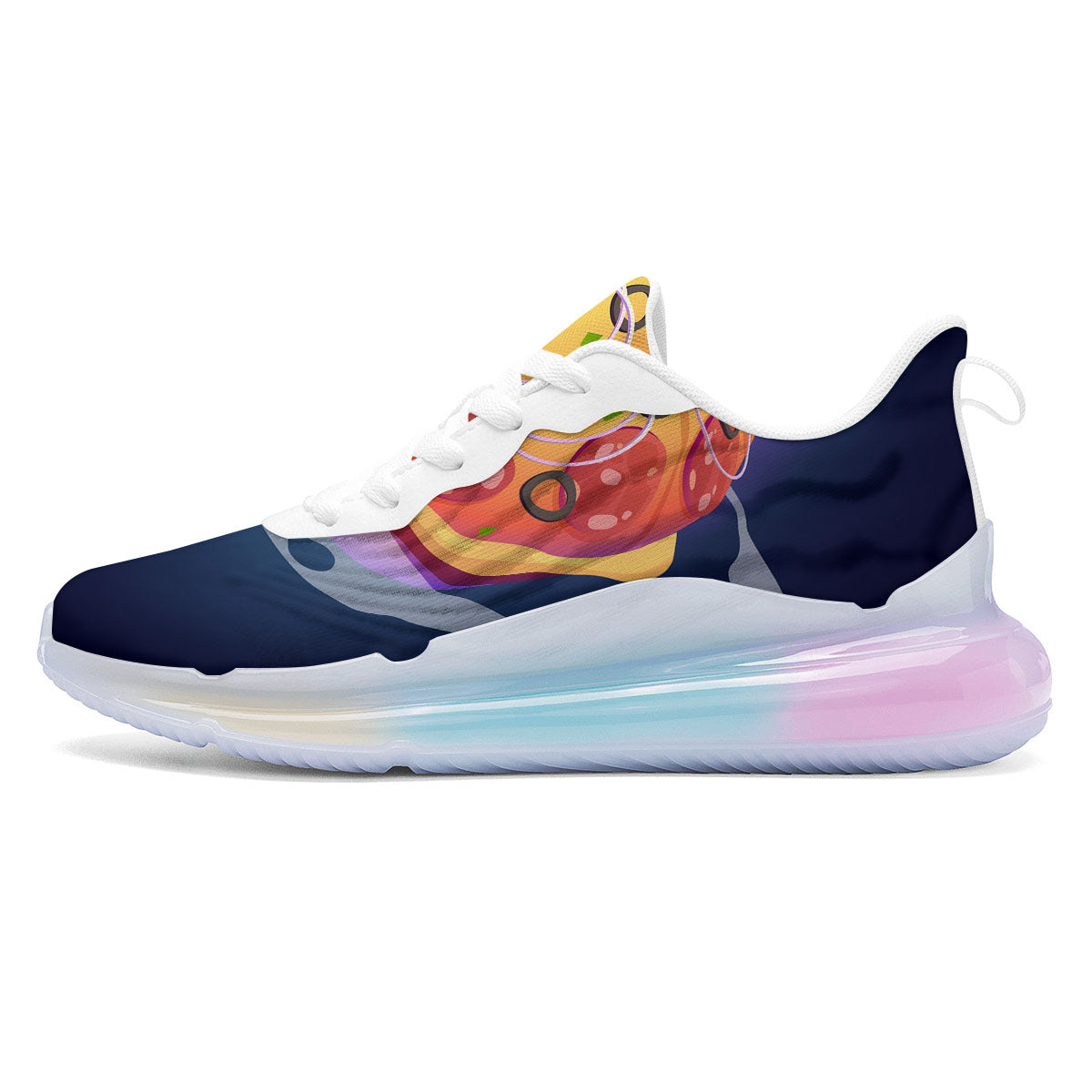 Pizza Planet Print Running Sneakers-grizzshop
