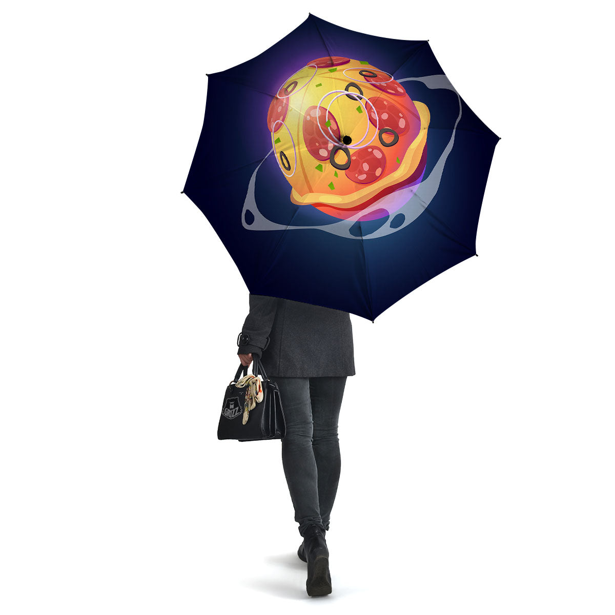 Pizza Planet Print Umbrella-grizzshop
