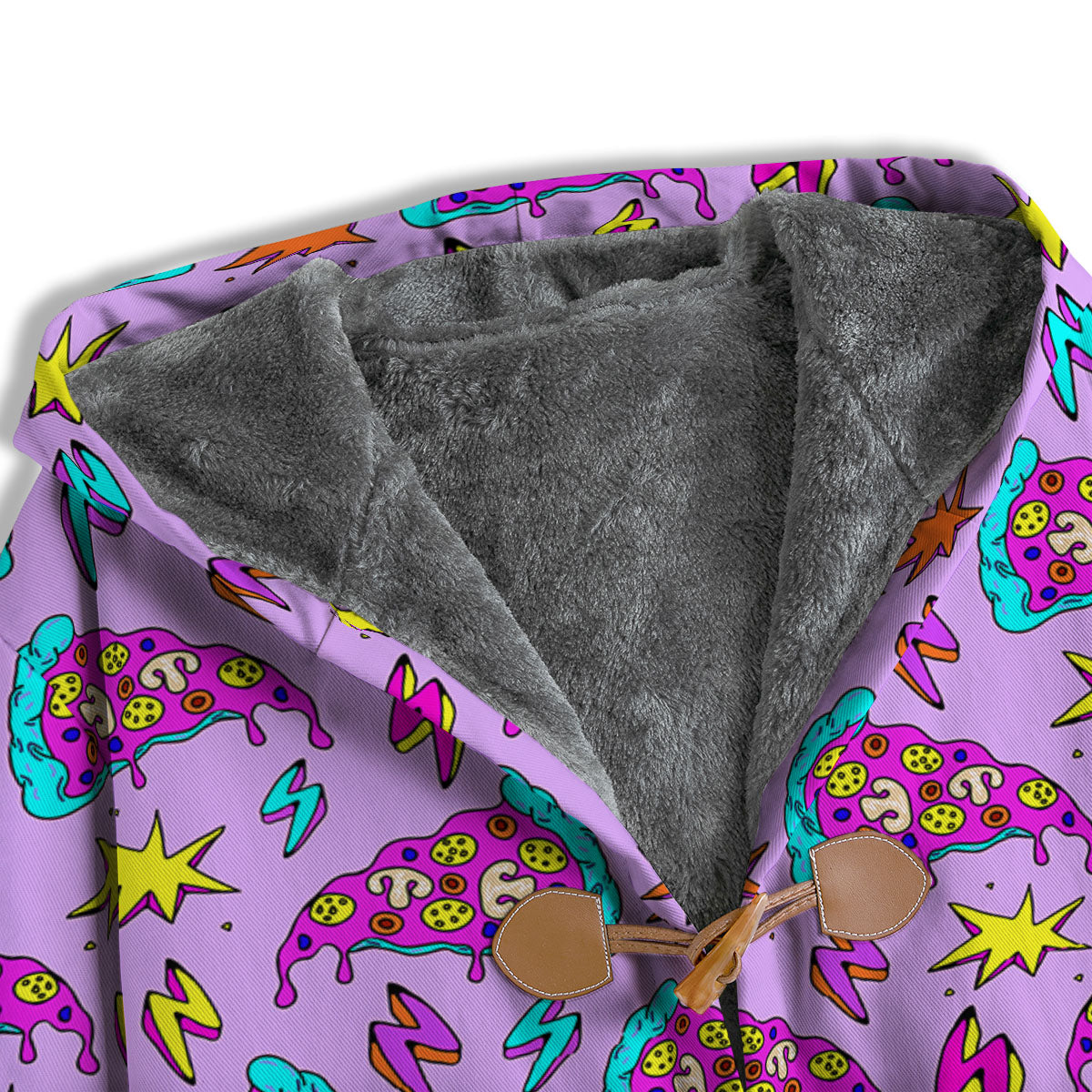 Pizza Psychedelic Print Pattern Men's Windbreaker Jacket-grizzshop