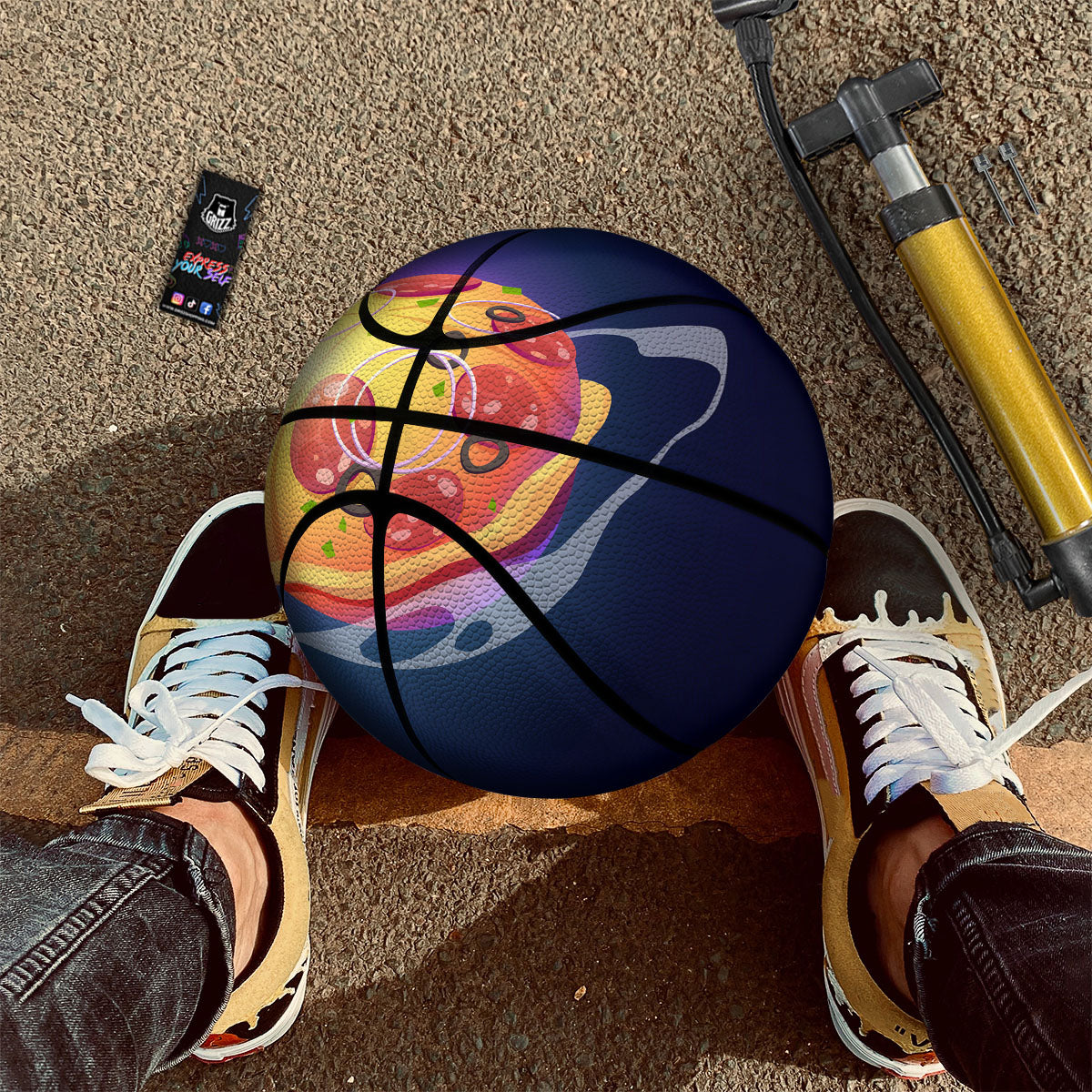Pizza Planet  Print Basketball