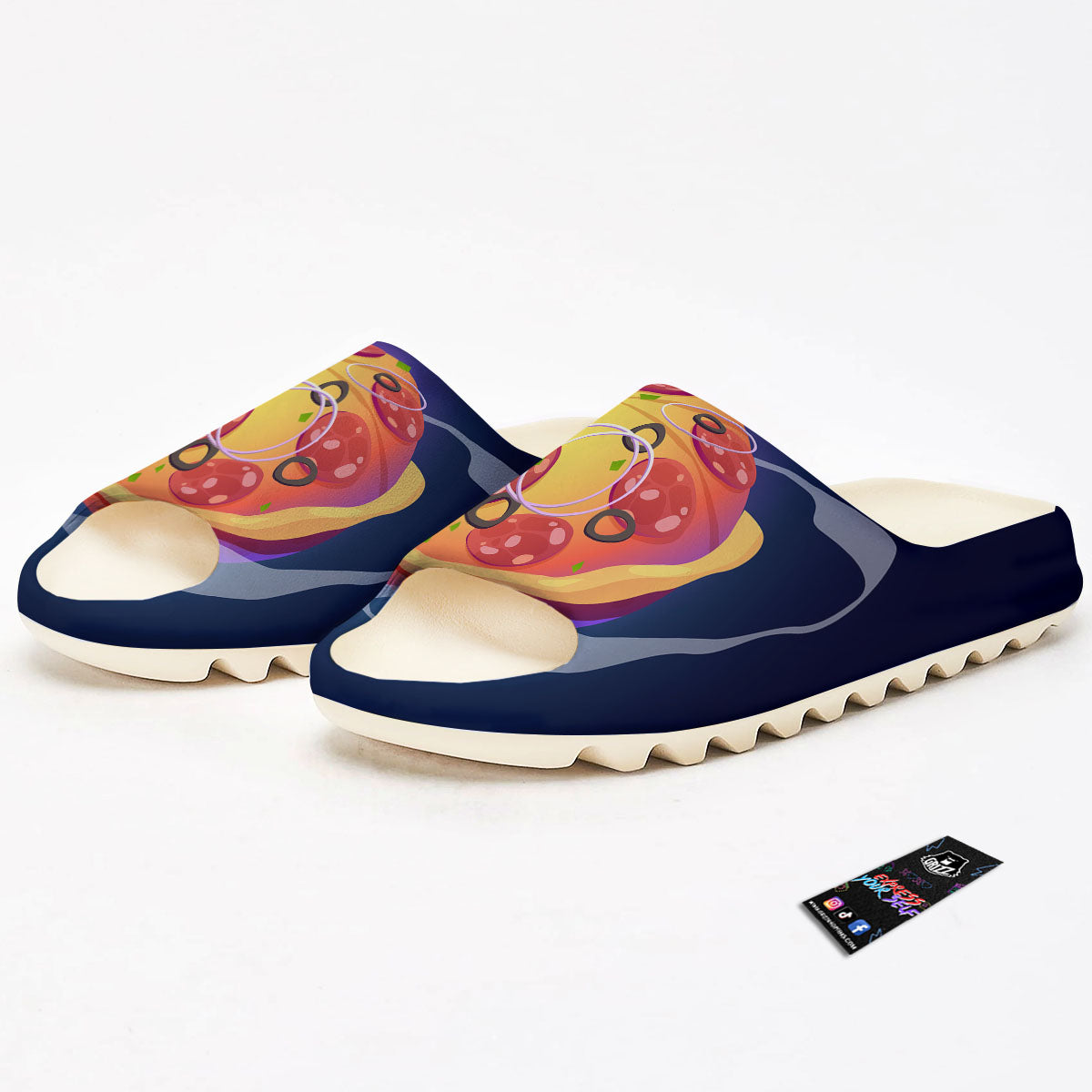 Pizza Planet Print Sandals-grizzshop