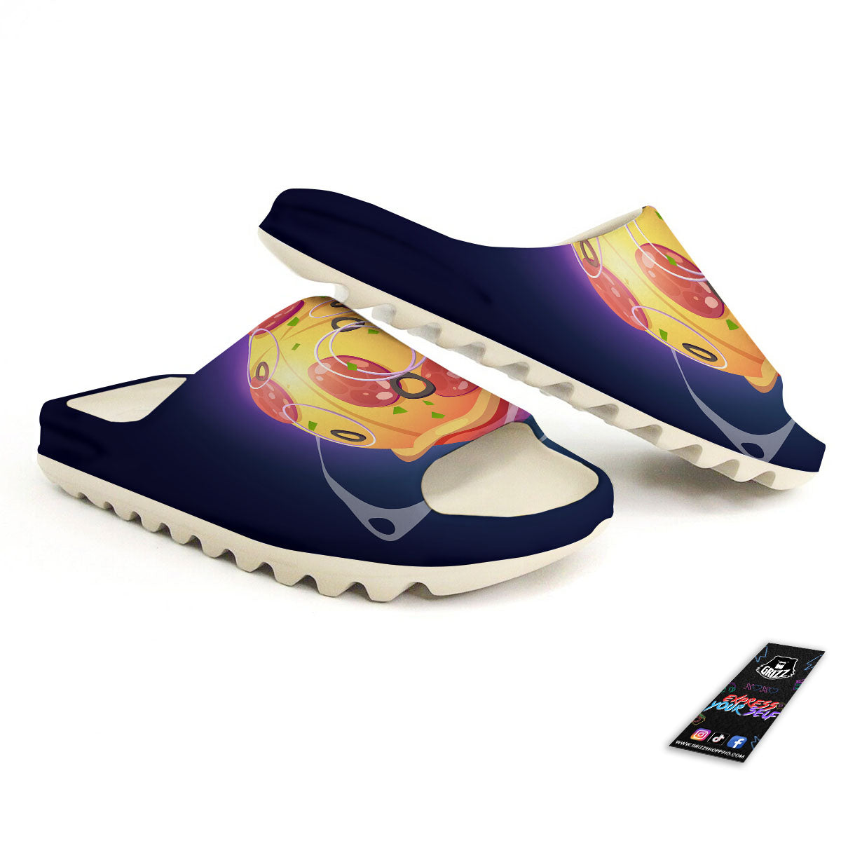 Pizza Planet Print Sandals-grizzshop