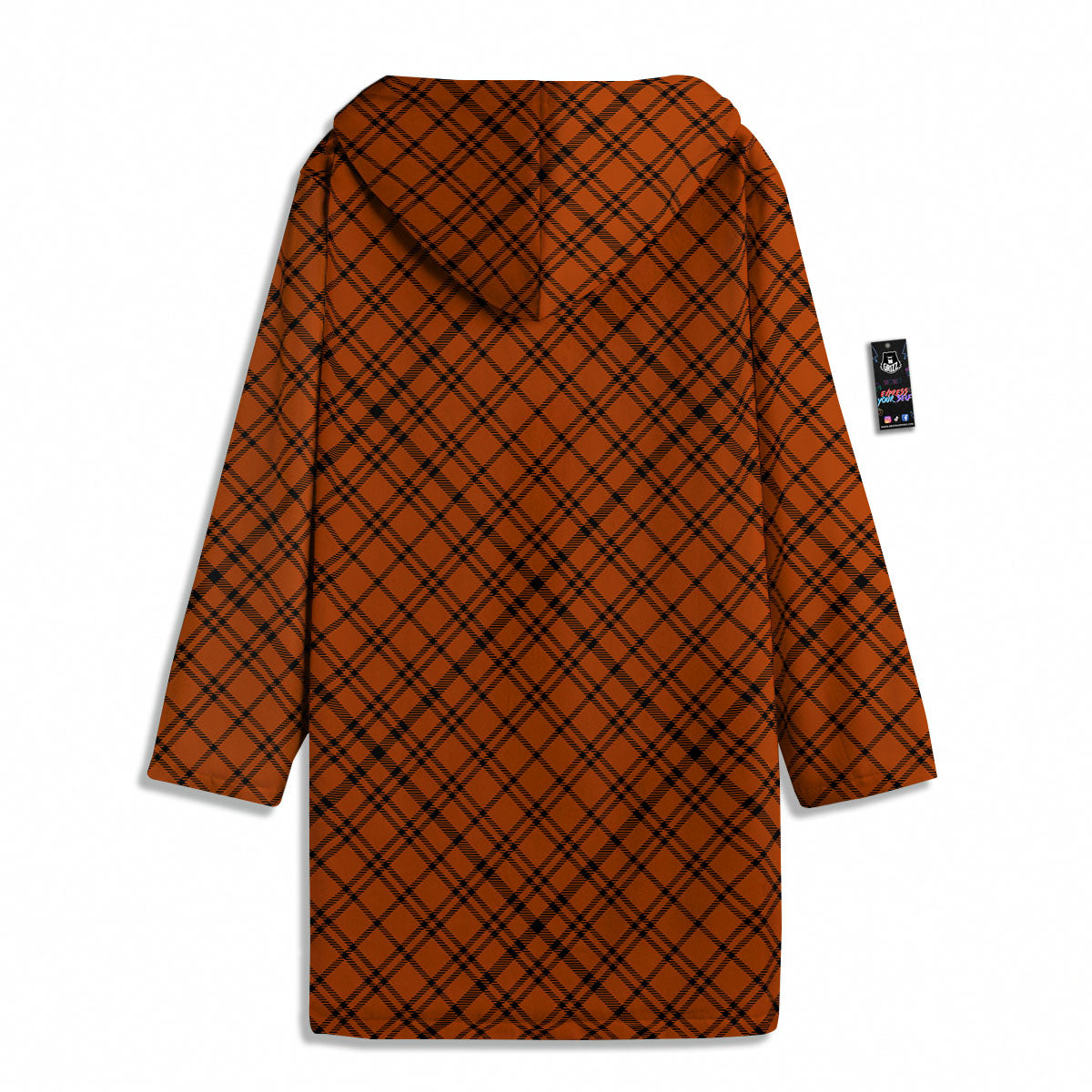 Plaid Halloween Print Pattern Men's Windbreaker Jacket-grizzshop