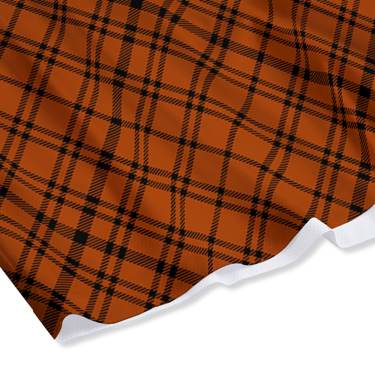 Plaid Halloween Print Pattern Mesh Shorts
