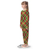 Plaid Merry Christmas Print Pattern Kid's Pajamas-grizzshop