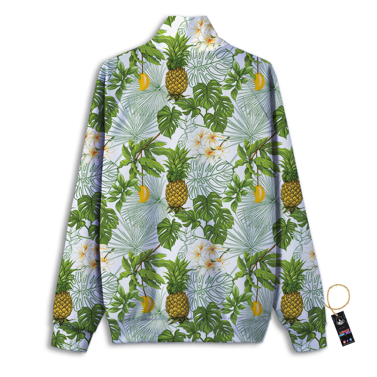 Plaid Rooster Print Pattern Track Jacket-grizzshop