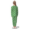 Plaid Saint Patrick's Day Print Pattern Kid's Pajamas-grizzshop