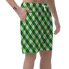 Plaid Saint Patrick's Day Print Pattern Men's Shorts-grizzshop